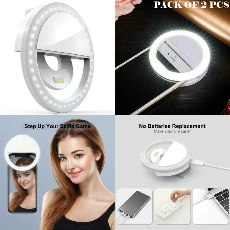 Mini Selfie Ring Light Set