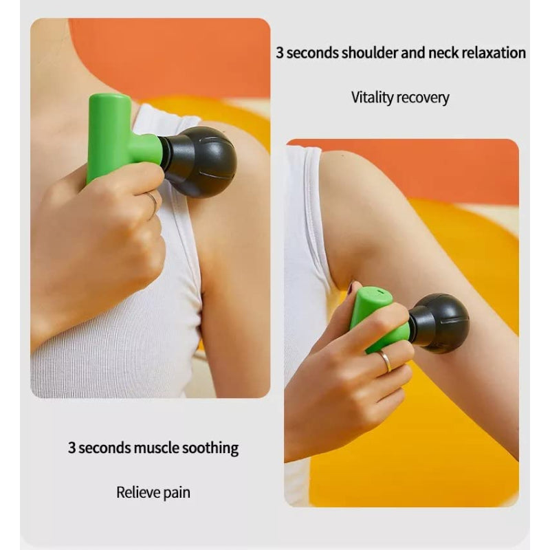 Compact & Lightweight Mini Massage Gun for Deep Muscle Relief - SHOPIZEM