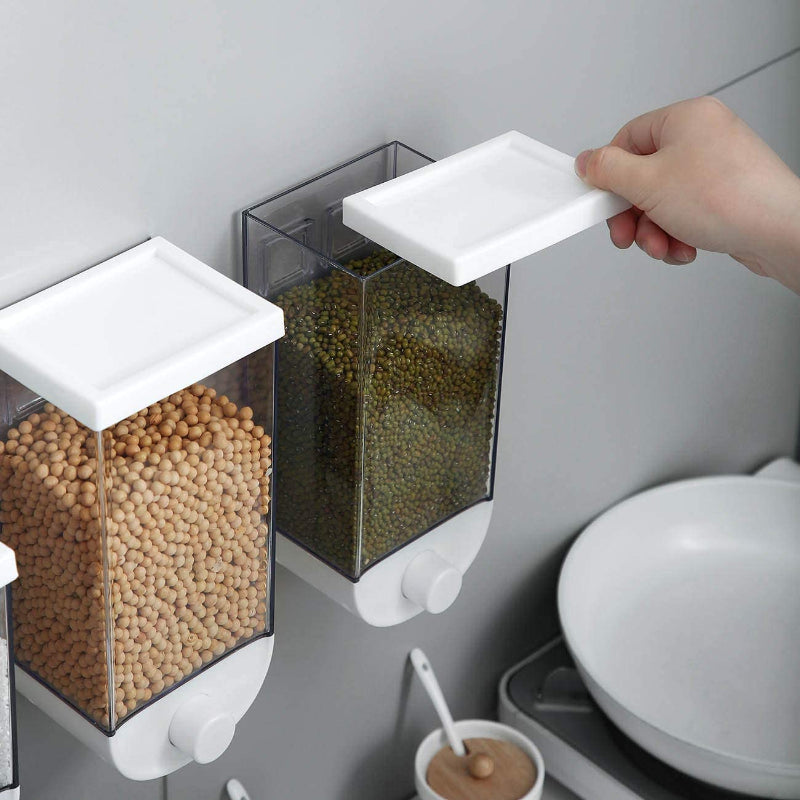 Space-Saving Wall Mounted Grain Dispenser