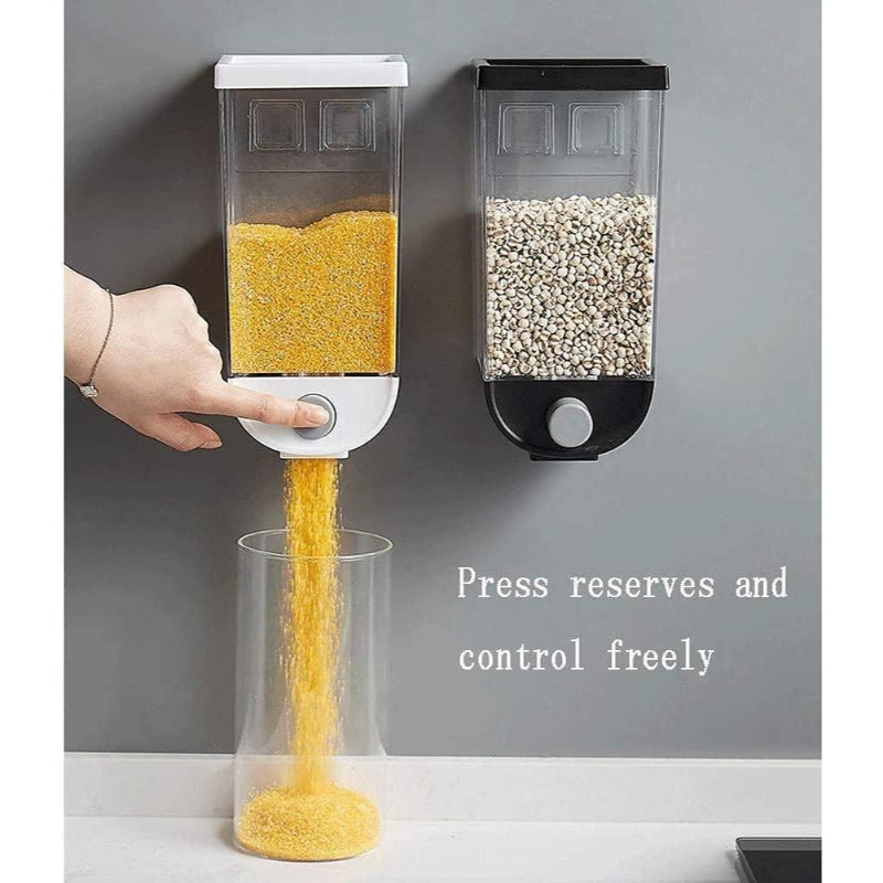 Space-Saving Wall Mounted Grain Dispenser