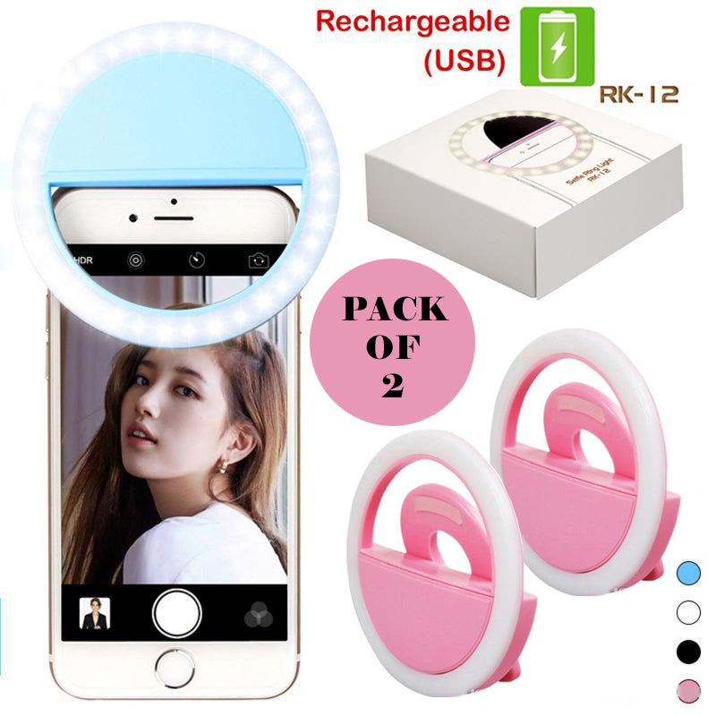 Mini Selfie Ring Light Set