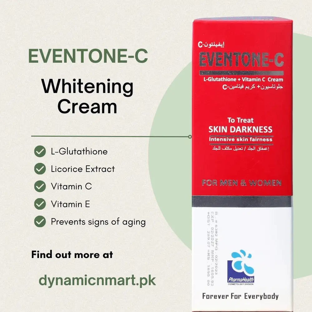 Eventone-C Cream | Skin Brightening & Anti-Pigmentation Formula Eventone-C Cream | Skin Brightening & Anti-Pigmentation Formula
