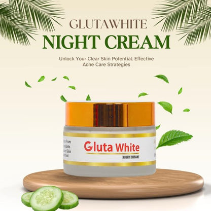 Gluta White Night Cream - SHOPIZEM 