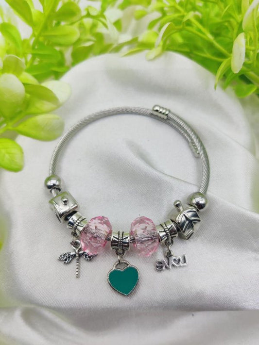 Imported Bracelet With Heart - SHOPIZEM 