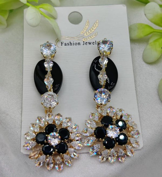 Imported Crystal Bloom Earrings - SHOPIZEM 