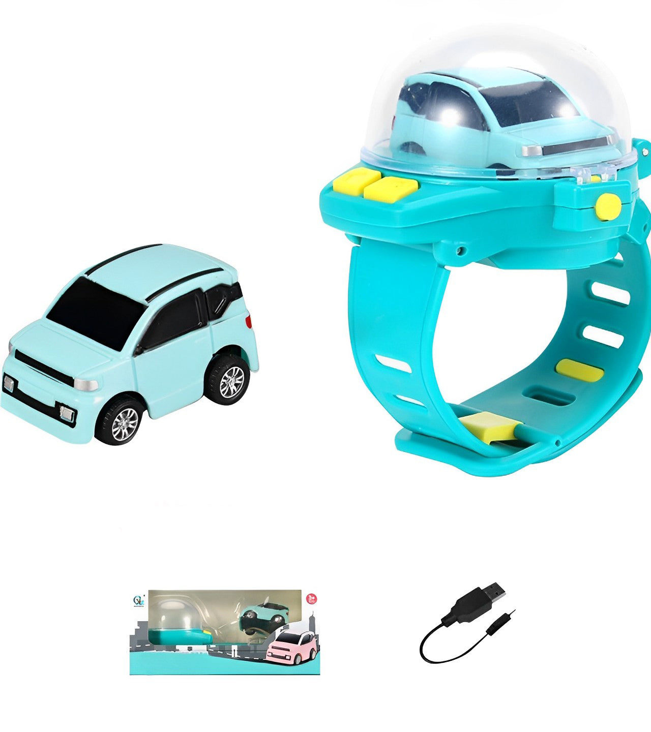 Remote Controlled Wristwatch Car Toy