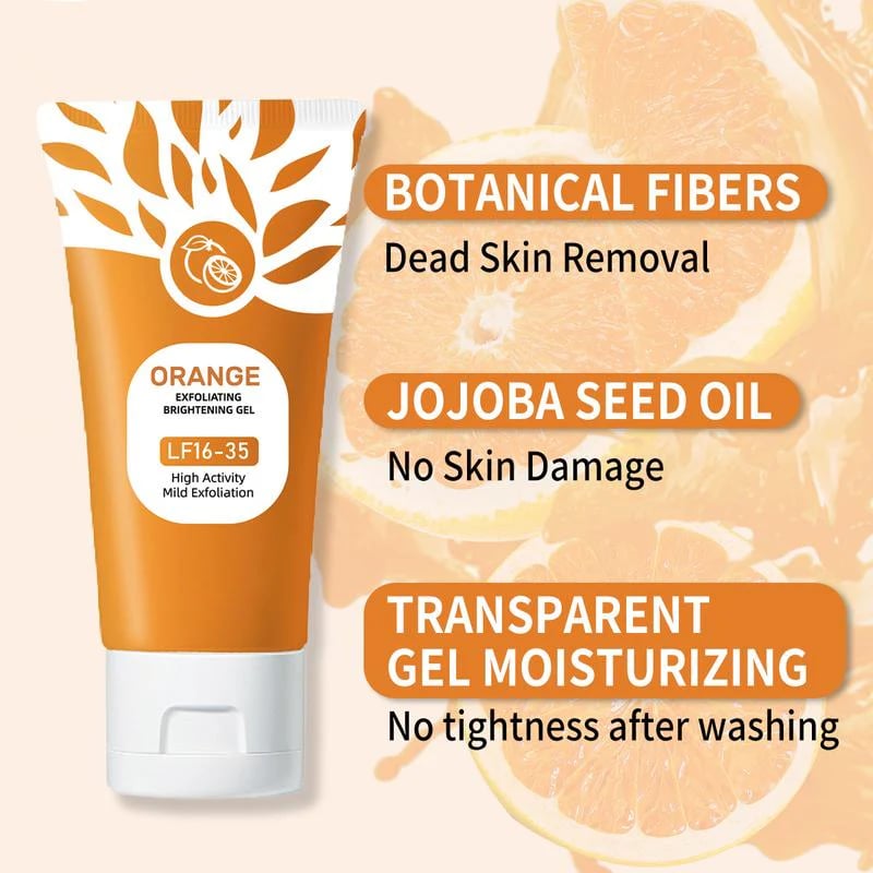 Orange Enzyme Exfoliating Gel | Daily Gentle Skin Exfoliator