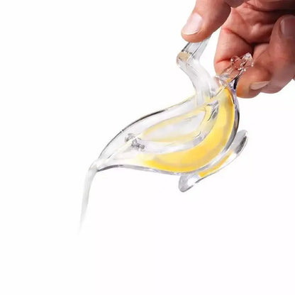 Bird Shaped Acrylic Lemon Squeezer with Stainless Steel Blade - SHOPIZEM