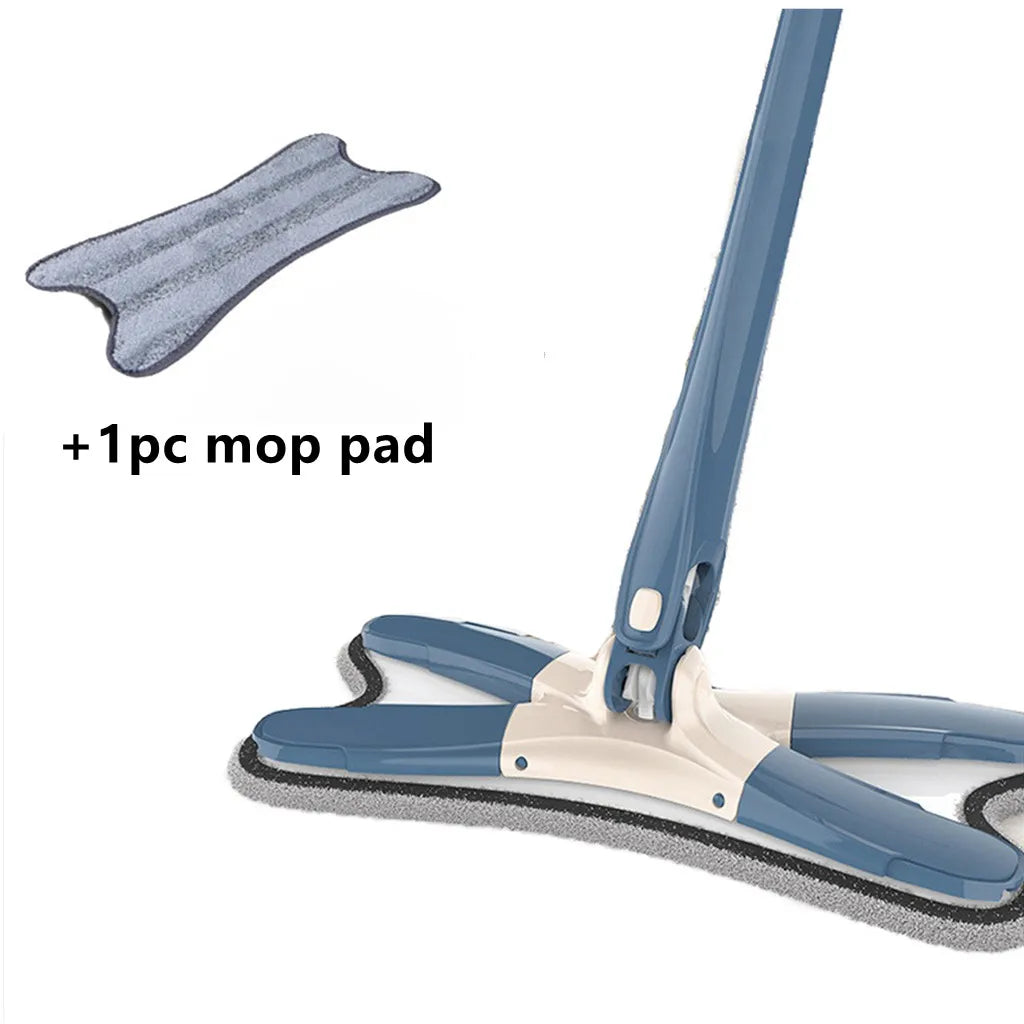 X Mop with Reusable Microfiber Pads