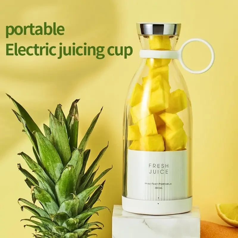 Portable Rechargeable Electric Fruit Juicer Blender - SHOPIZEM