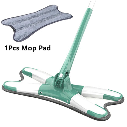 X Mop with Reusable Microfiber Pads - SHOPIZEM