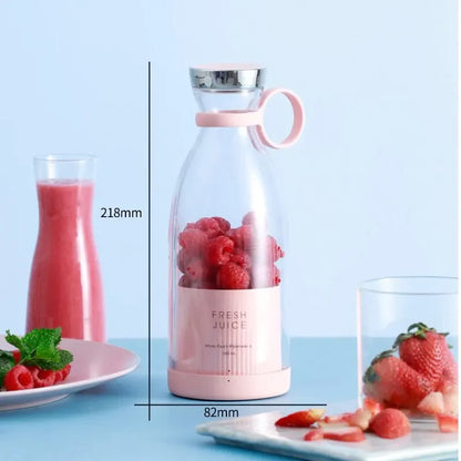 Portable Rechargeable Electric Fruit Juicer Blender - SHOPIZEM