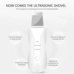 Ultrasonic Skin Scraper Blackhead Remover