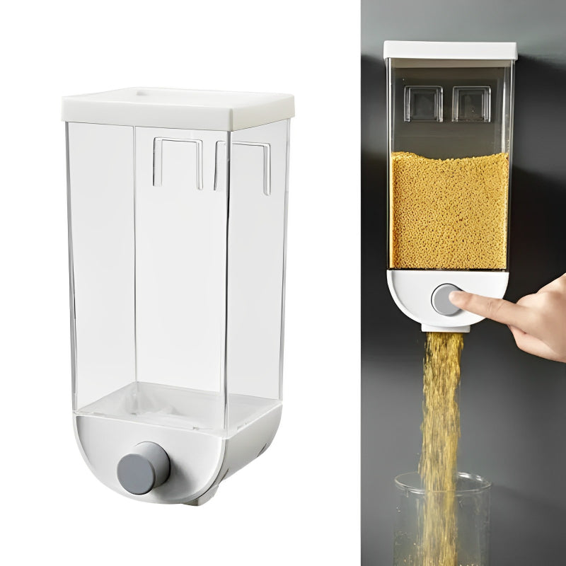 Space-Saving Wall Mounted Grain Dispenser - SHOPIZEM