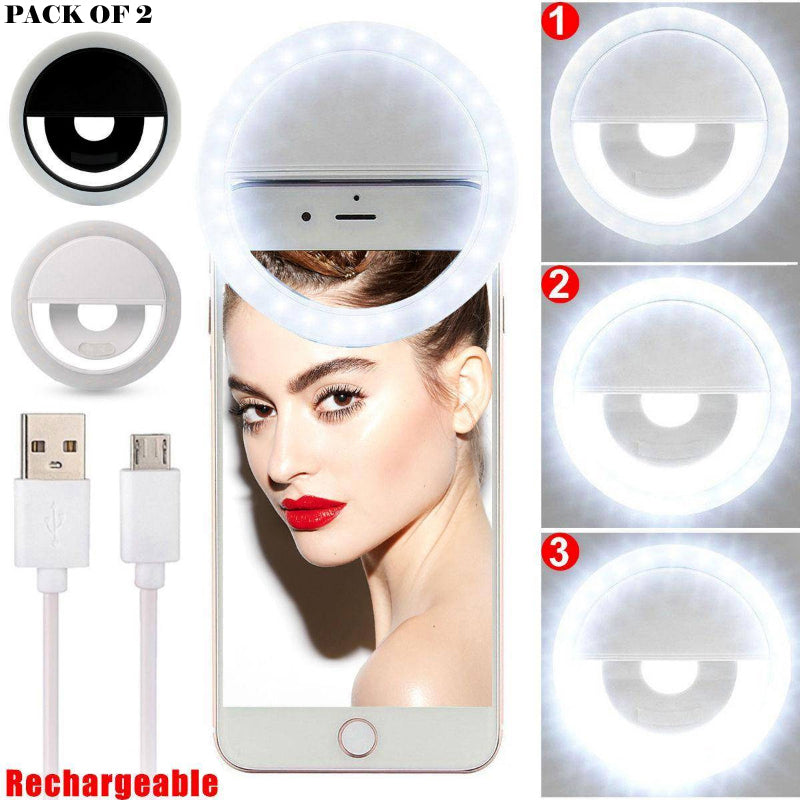 Mini Selfie Ring Light Set