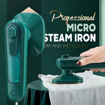 Portable Handheld Mini Steam Iron with Integrated Water Tank - SHOPIZEM