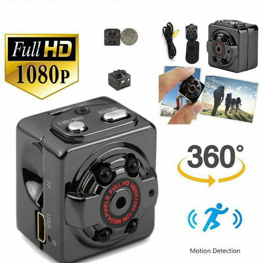 Mini Camera with Infrared Night Vision and 1080P HD Recording - SHOPIZEM